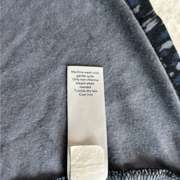 Athleta Blue and Black Patterned Mini Dress Size S Casual - Picture 10 of 10